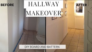 HALLWAY MAKEOVER| NO NAILS,BOARD AND BATTERN | Ep 1 |ASMR | RENEILWE SEHLAKE |SOUTH AFRICAN YOUTUBER