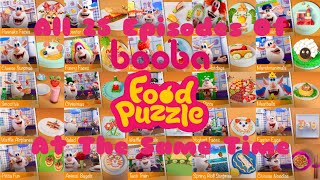 All 25 Episodes Of Booba Food Puzzle At The Same Time