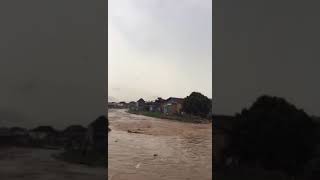 SAD: WATCH THIS VIDEO AS OKADA RIDER SWEPT AWAY BY FLOOD IN AGEGE LAGOS