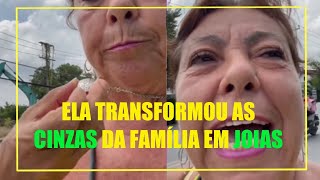 ELA FEZ JOIAS COM AS CINZAS DA FAMÍLIA (UM PEQUENO RELICARIO) CASO TIA ADELAIDE