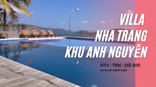 Cho thuê Villa Anh Nguyễn Nha Trang view biển đẹp - NT4