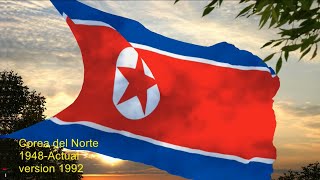 Banderas históricas de Corea del Norte