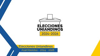 Elecciones Uniandinos 2024 2026   Lista 15 Asambleístas