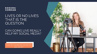 Can going LIVE really help your social media?