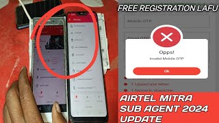 Airtel Retailer New Sub Agent Created Kase Kare | Airtel to Airtel Mitra New Agent Created