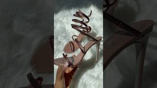 a little pretty gift from me to me 🥰 | Rene caovilla cleo sandals  #luxuryunboxing #shoehaul