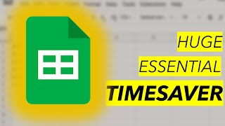 HUGE ESSENTIAL Shortcuts in Google Sheets!