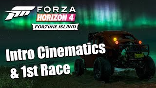 Forza Horizon 4: Fortune Island Intro Cinematics & Opening Race