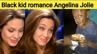 black kids romance Angelina Jolie.🔥🤣🤣🤣🤣