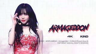 4K | 20240822 | Armageddon | aespa Karina