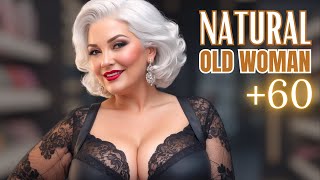 Natural Older Women OVER 60💄 Fashion Tips Review Part 204