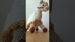 Hoje apresento o Camelo em Crochê 🐫  #amigurumi #croche #crochet #natal #decoracaonatalina