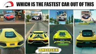 Lamborghini Aventador Sound & Top Speed in Extreme Car Driving Simulator Car parking multiplaye