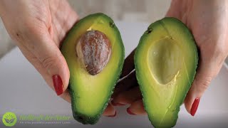 Wie öffnet man eine Avocado