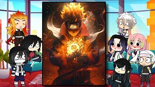 Hashiras React To Naruto & Sasuke As New Hashiras | Gacha Club |