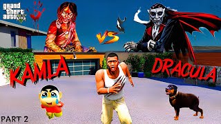 GTA 5 : Kamla Vs Dracula | Kamla Helps To Shinchan & Franklin in GTA 5 Tamil !