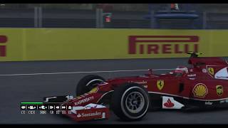 F1 2015: laggy replay of an interesting divebomb