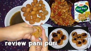 Review pani puri makanan Khas India|pani puri buatan India Available in Sri Lanka @Asian Kitchen