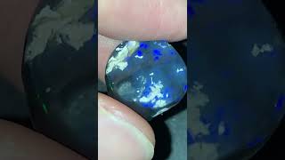 A beautiful Lightning Ridge Black Opal Gemstone Rub from Australia.