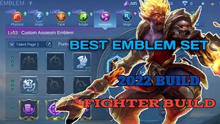 SUN | 2022 BEST EMBLEM SET | FOR FIGHTER AND ASSASSIN EMBLEM | MOBILE LEGENDS