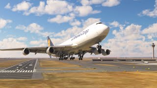 Succesful Emergency Landings Boeing 747 Lufthansa at King Abdulaziz Airport