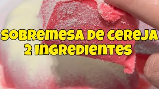 Sobremesa de cereja com apenas 2 ingredientes #fy  #fypシ #foryou #cereja #gelatinarecheada