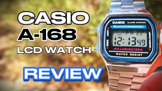 Casio A-168 LCD Watch Review - Module 1572 - Ep 54