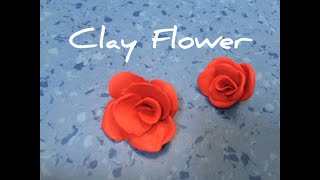 HOW TO MAKE A CLAY FLOWER | ROSE | EASY FLOWER | AMAZING! | EP 48