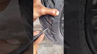 Cara tambal #banmotor tubeless dengan mudah !! #information #belajar