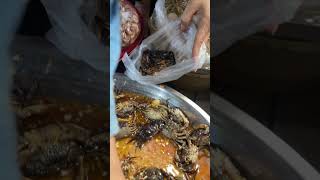 Soaked crab has a really natural delicious taste​ | Cambodian Street Food