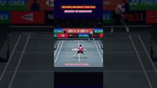 Ginting vs Nishimoto | Drawing R32 Indonesia Open 2024 #badminton #bwf #ginting #shorts