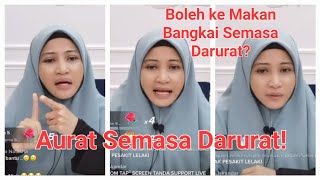 Aurat Semasa Darurat.  Respon Ustazah Asma Harun Viral Lelaki Dayus #ustazahasmaharun