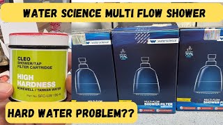 Water science Multi-Flow Shower filter CLEO SFM-419 | Unboxing & Demo Hard water problem ??