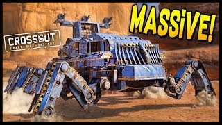 Crossout - MASSIVE SPIDER! 10,000 POWERSCORE LEVIATHAN KILLER! - Crossout Gameplay