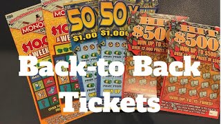 🎲 Scratching Monopoly 🎲 50X the Money 💰 and Hit $500