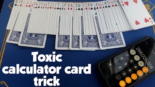 Toxic calculator card trick and a hidden message/magic tricks