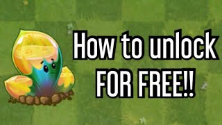 How to unlock Bud'uh'boom for FREE! | (WORKING 2024) | Plants vs. Zombies 2