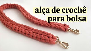 Alça de crochê para bolsa | por Ju quem fez