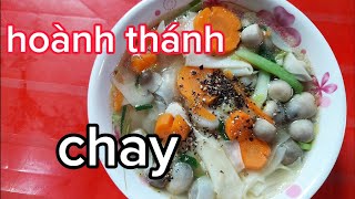 nấu nồi hoành thánh chay quá ngon luôn cùng family.CSMQ.