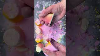 ASMR Baking Soda Crushing Pink Lemonade #asmr #bakingsodaasmr