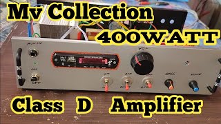 Mv Collection Class D 400watt Amplifier