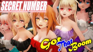 【MMD】白露型でSECRET NUMBER - Got That Boom【4K】【艦これ】【カメラ配布/Camera DL】