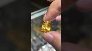 natural citrine Custom cut 081384441555