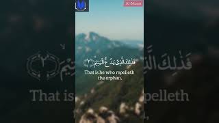 SURAH MAUN (ENGLISH TRANSLATION)