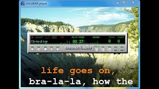 Karaoke Galaxy Player (GalaKar) - караоке для компьютера.