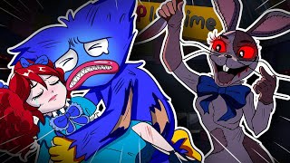 Huggy Wuggy Is A Best Monster ​- Poppy Playtime vs FNAF Security Breach Animation