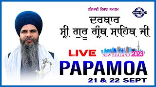 🔴LIVE | DAY 2 | DARBAR SRI GURU GRANTH SAHIB JI Papamoa. New Zealand  | 22 OCT 2023 | SHABAD GURU TV