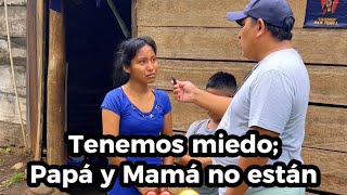 Tenemos miedo; PAPÁ Y MAMÁ SE FUERON 💔😭