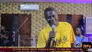 Maajo Live praise session with femi praise