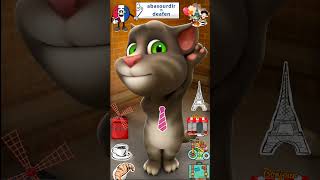 Tom Learns French❤️#shorts #tiktok #mytalkingtom2 #cartoon #funnyshorts #viral